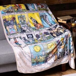 Tarot Cards Comfy Throw Blanket